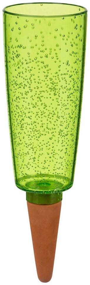 Scheurich - Copa xxl, Wasserspeicher aus Kunststoff, Farbe: Copa xxl, Green, 9,6 cm Durchmesser, 32 cm hoch, 1 l Vol.