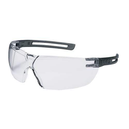 Uvex - x-fit 9199085 Schutzbrille inkl. UV-Schutz Grau, Transluzent