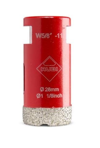 Rubi - Bohrkrone drygres Ø28 mm auf Schleifmaschine - 4911