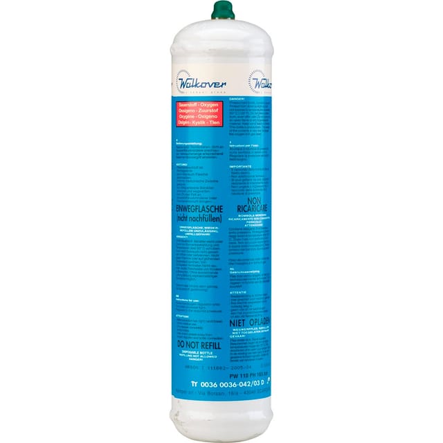 Sauerstoffflasche 110 Liter, nicht nachfüllbar füllbar ()