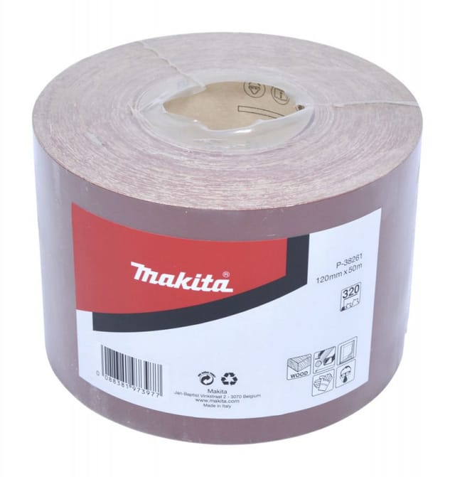 Schleifpapier-Rolle 120 mm x 50 m, Körnung 320 - Makita