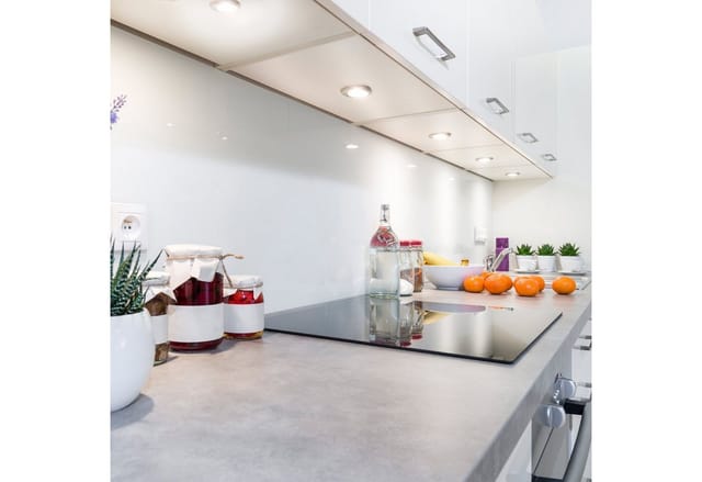 B.k.licht - Unterbauleuchte - 1,8W, 170lm, 6er Set, led, Schalter, Stecker, warmweiß, silber