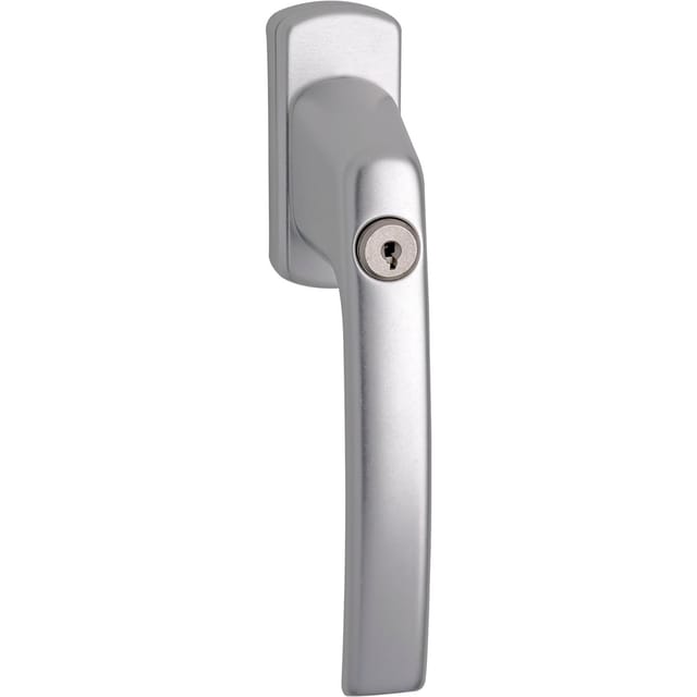 Maco - Fenstergriff harmony - Sperrzylinder, vk 7x35 mm, Alu silber eloxiert