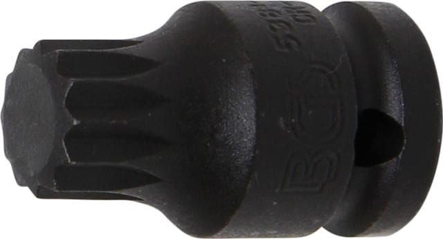 Bgs Technic - Kraft-Bit-Einsatz Länge 43 mm Antrieb Innenvierkant 12,5 mm (1/2') Innenvielzahn (für xzn) M18