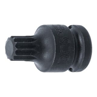 Bgs Technic - Kraft-Bit-Einsatz Länge 43 mm Antrieb Innenvierkant 12,5 mm (1/2') Innenvielzahn (für xzn) M14