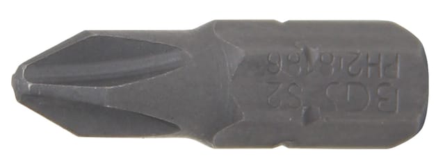 Bit Länge 25 mm Antrieb Außensechskant 6,3 mm (1/4') Kreuzschlitz PH2