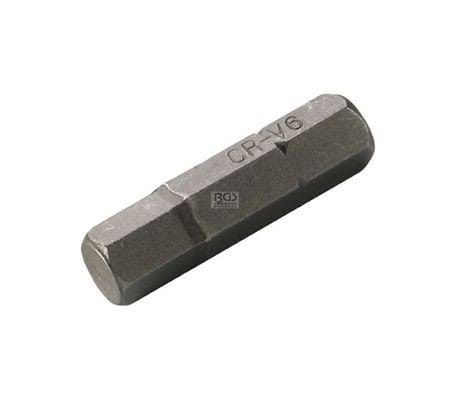 Bit Länge 25 mm Antrieb Außensechskant 6,3 mm (1/4') Innensechskant 6 mm