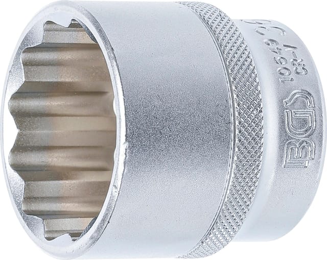 Bgs Technic - bgs - Steckschlüssel-Einsatz Zwölfkant Antrieb Innenvierkant 12,5 mm (1/2') sw 36 mm - 10649