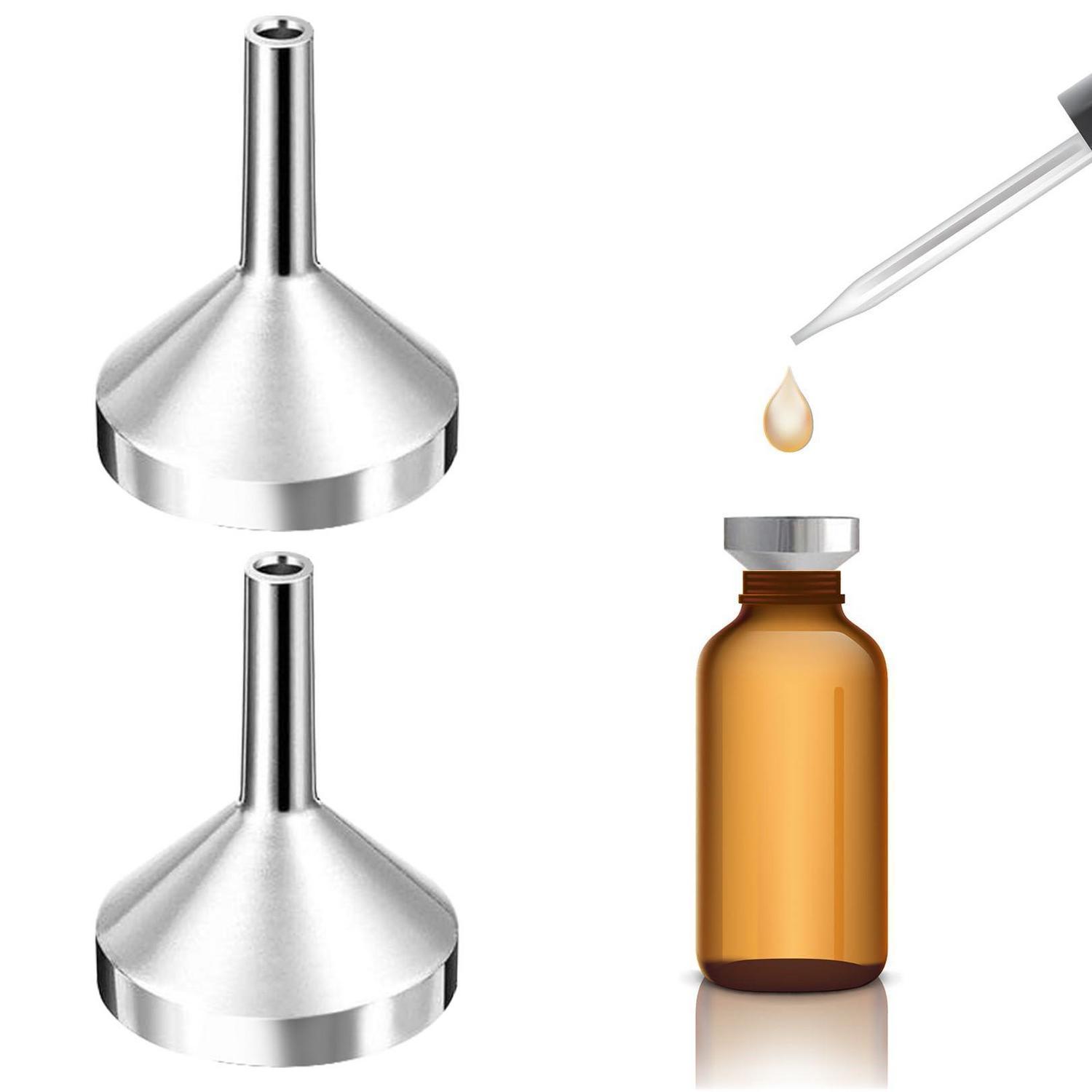 2er Set Mini Trichter Edelstahl, 18mm Durchmesser, Für Küche & Kosmetik