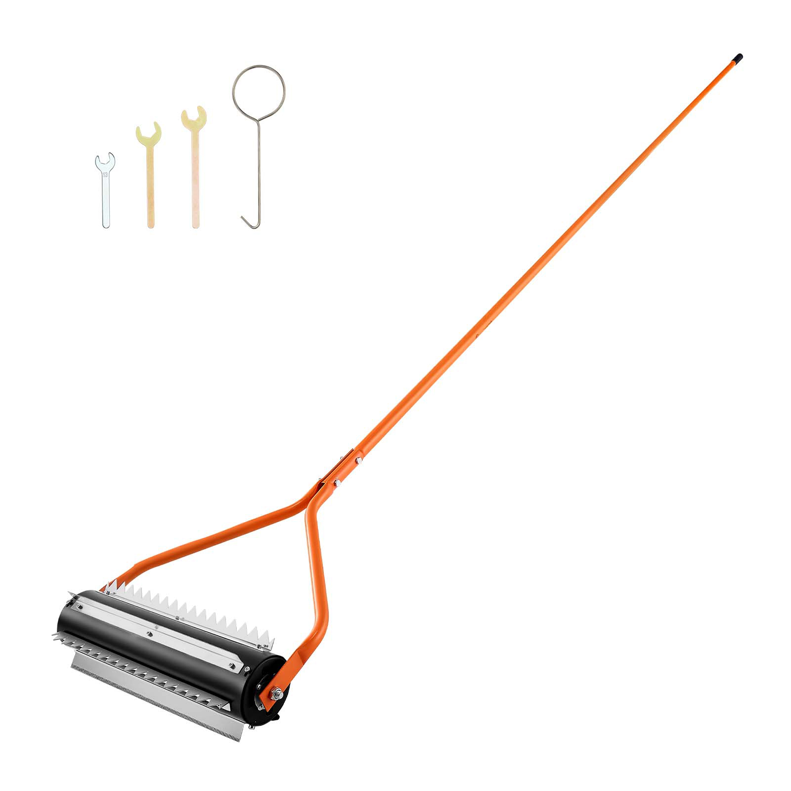 Mophorn Teichrechen 4,3 M, Werkzeug Zur Entfernung Von Unkraut Und Schlamm In Seen Und Teichen, Edelstahlklingen Und Aluminiumgriffe, Geeignet Für Wurzeln Und Ablagerungen