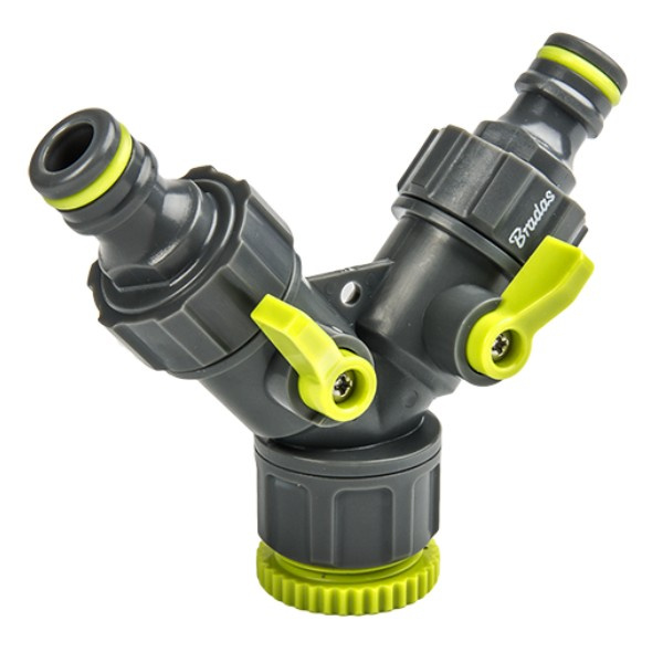 3/4" - 1/2" T-stück Mit 2 Kalkleitungsventilen Le-02221k Bradas 3430