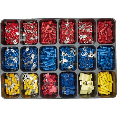 Montagekoffer 39 Kabelverbinder, isoliert - E-normpro