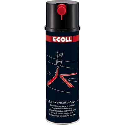 E-COLL Baustellenmarkier-Spray 500ml Spraydose schwarzgrau