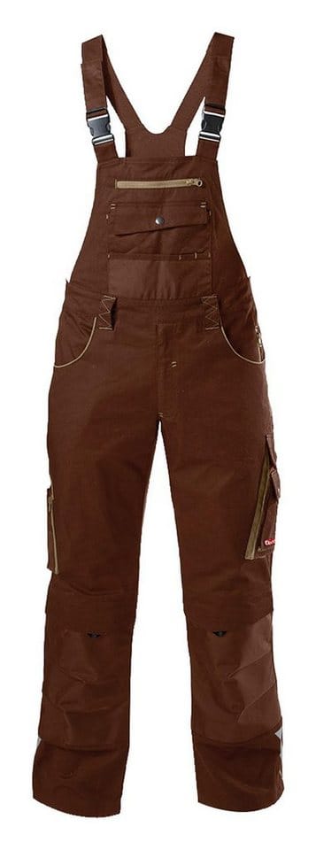 Fortis Latzhose Herren PERFORMANCE 24 Gr. 110 braun/beige
