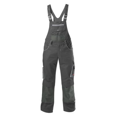 Fortis Latzhose Herren PERFORMANCE 24 Gr. 48 dunkelgrau/hellgrau