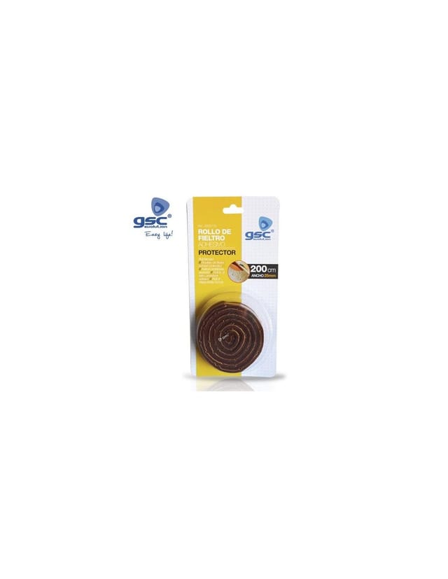 GSC - Rolle von Filzklebstoffmöbeln 25mmx2M Braun 003802779