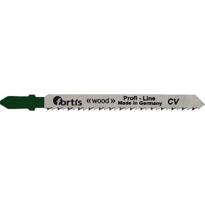 Fortis - 5 Stück Stichsägeblätter für weiches Holz, gerader, feiner Schnitt t 101 b