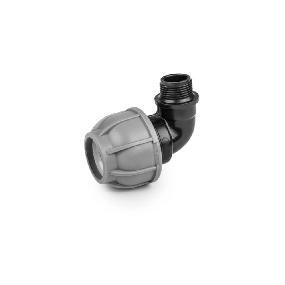 40-mm-90°-rohrbogen Für Pe-rohre Mit Außengewinde 6/4" Pn10 6813