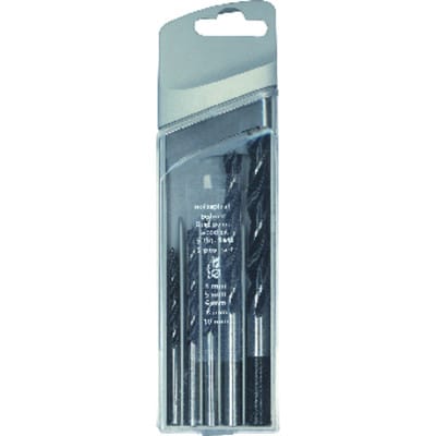 Holzspiralbohrer-Satz, 5-tlg. 4-10 mm - Fortis