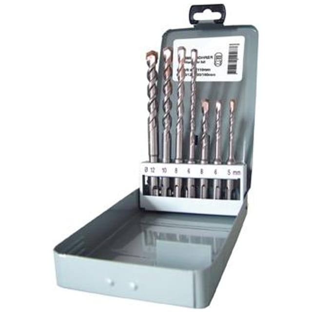 Hammerbohrer-Satz SDS-plus 7-tlg. 5-12 mm - Fortis