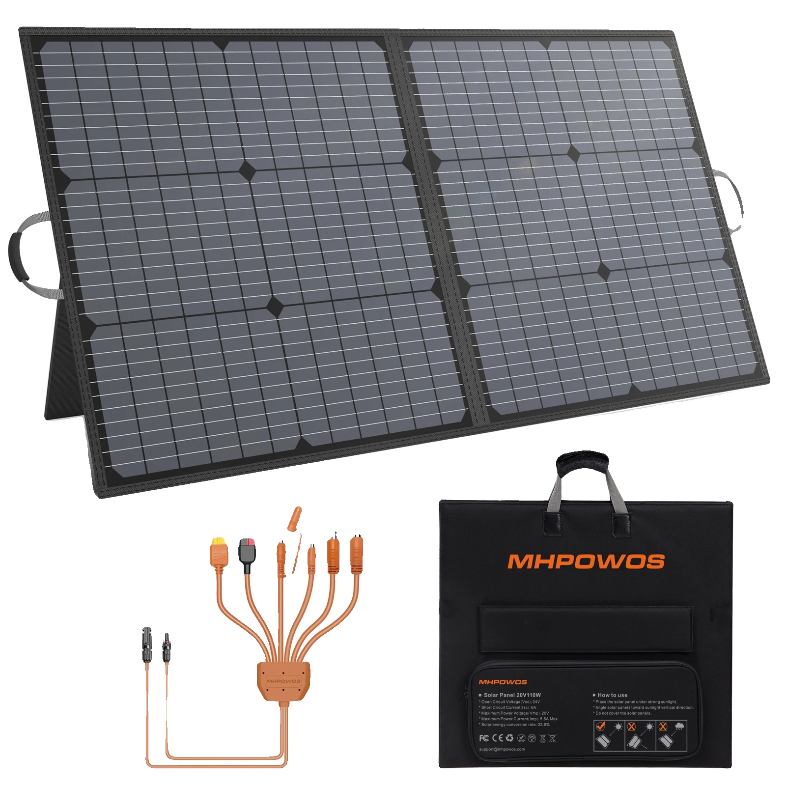 Solarmodul, Flexibles Design, Hohe Effizienz, 220 V, 200 W