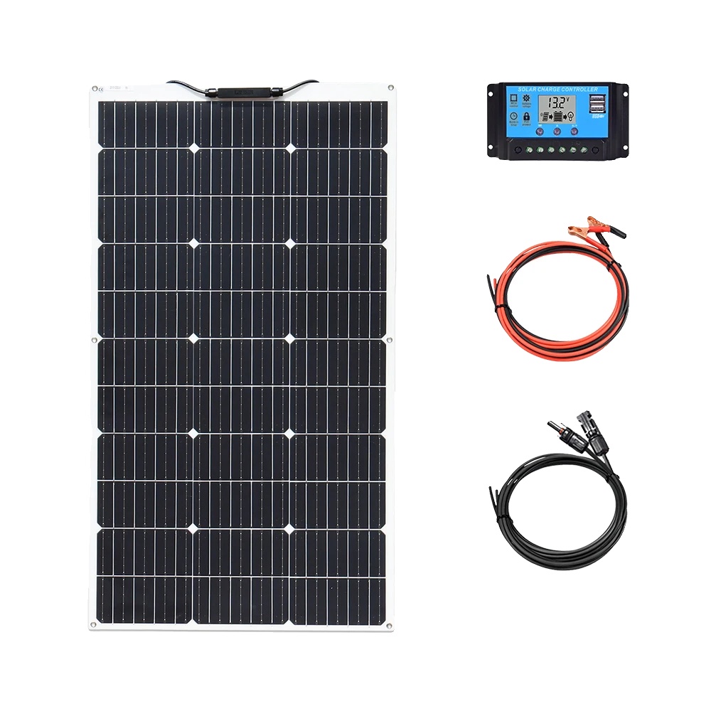 Solarmodul-set, Flexibles Design, Intelligente Ladetechnologie, 200-w-solarset