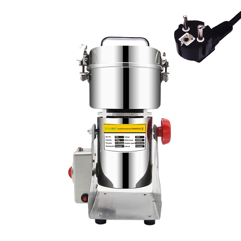 Kaffeemühle, Leistungsstarker Motor, Kompaktes Design, Hellgrau