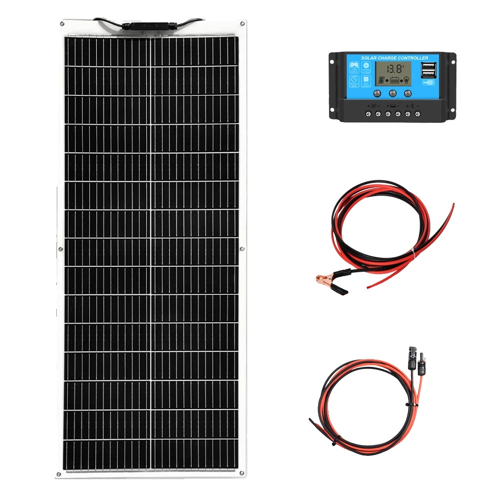 Solarpanel, Flexibles Design, Dualspannungskompatibilität, 150 W Flexibles Pet