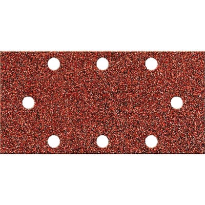 Schleifstreifen.Kor.10St. 93 x230mm,K 80,8L. FORTIS