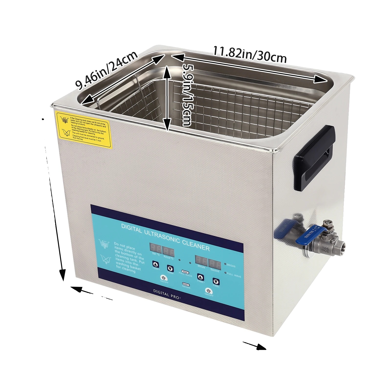 Ultraschallreiniger, Ultraschallreinigungsgerät, Tragbare Waschmaschine, 22 L