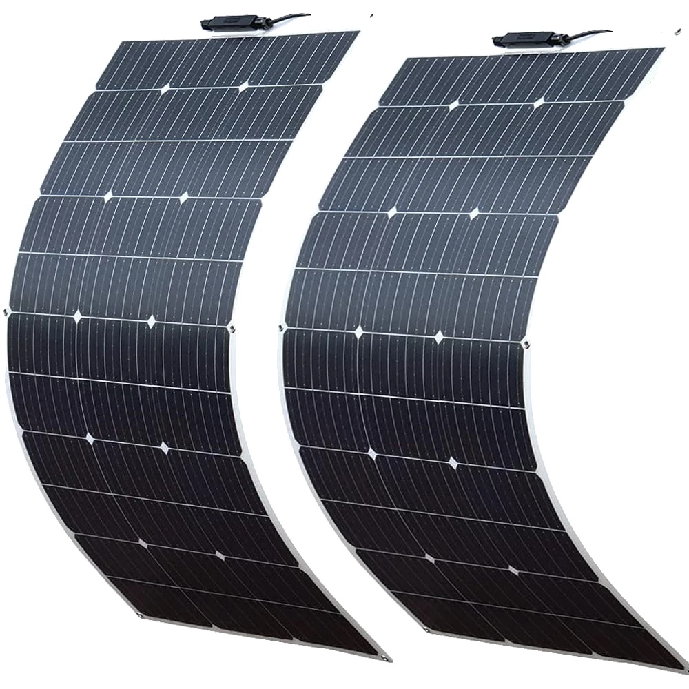 Solarmodul, Flexibles Design, Hohe Effizienz, 5 Stück 100 W