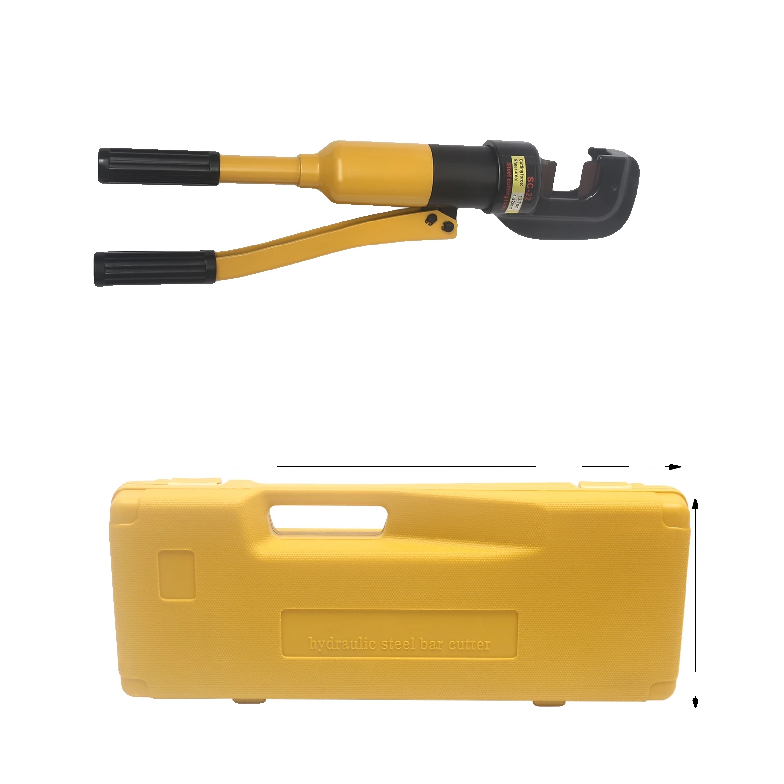 Hydraulisches Crimpwerkzeug, 10 Tonnen Maximale Kraft, Vielseitige Matrizengrößen, Blau