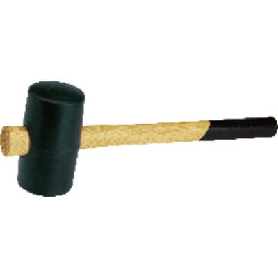 Gummihammer schwarz 40 mm Fortis