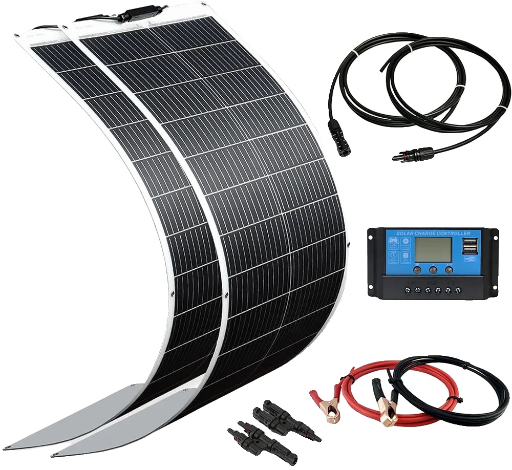 Tragbares, Hocheffizientes Solarpanel-set, 390 W