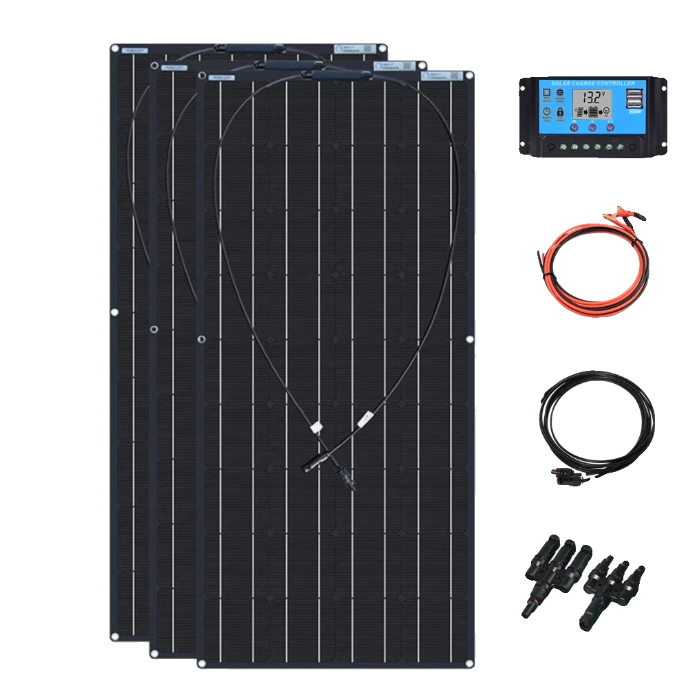 Solarmodul, Flexibles Design, Hohe Effizienz, 120-w-set