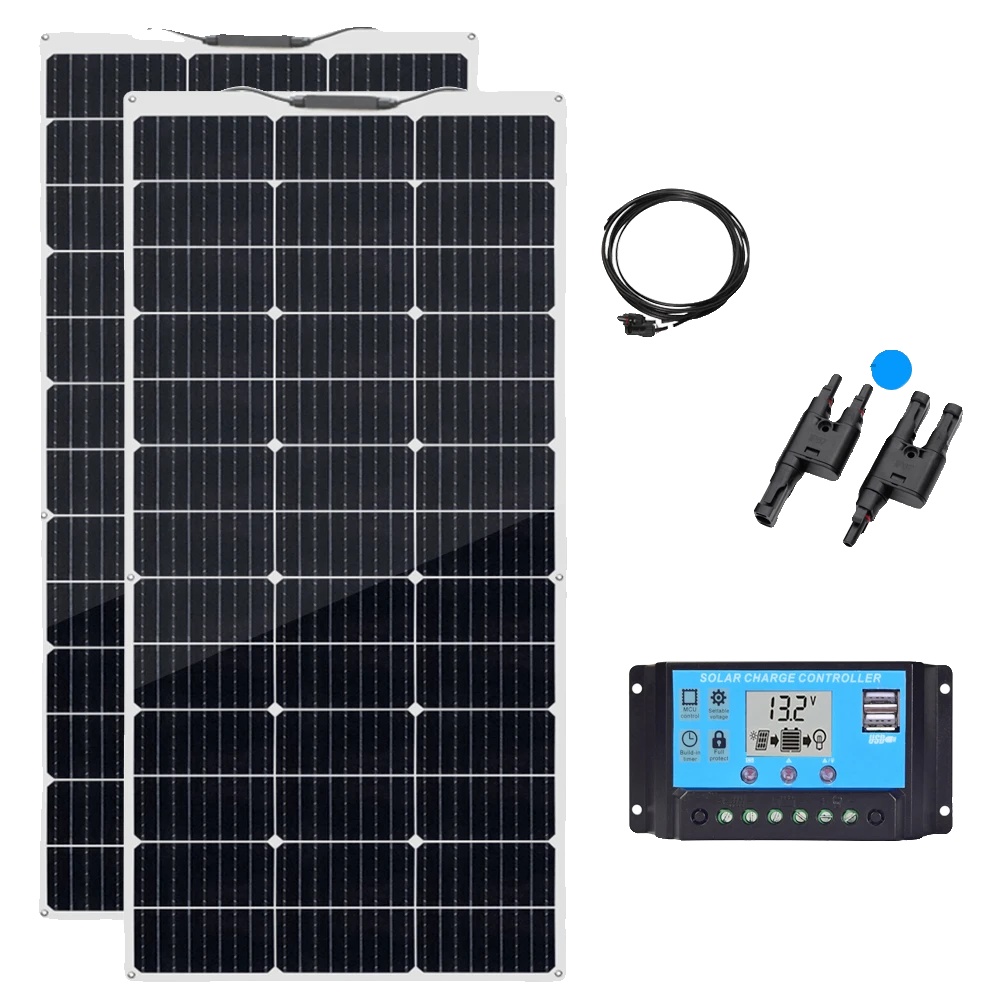 Solarmodul, Monokristallines Design, Hoher Wirkungsgrad, 200-w-solarmodul (starr)