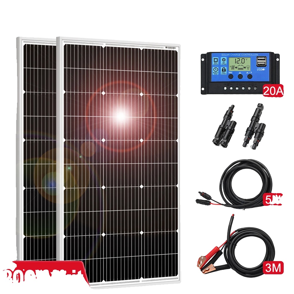 Tragbares, Hocheffizientes Solarpanel, 12v 100w Solar-set