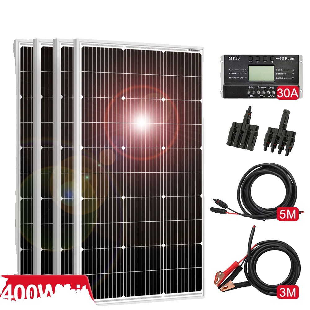 Solarmodul-set, Effizientes Monokristallines Design, Vielseitige Installationsmöglichkeiten, 220 V, 200 W