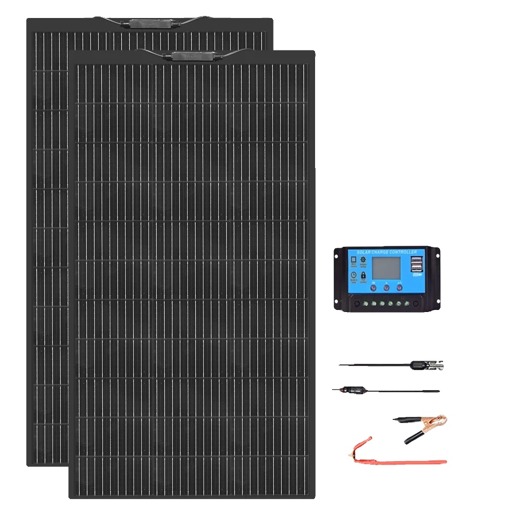 100-w-solarpanel, Hoher Wirkungsgrad Von 21,8 %, Tragbares Und Faltbares Design