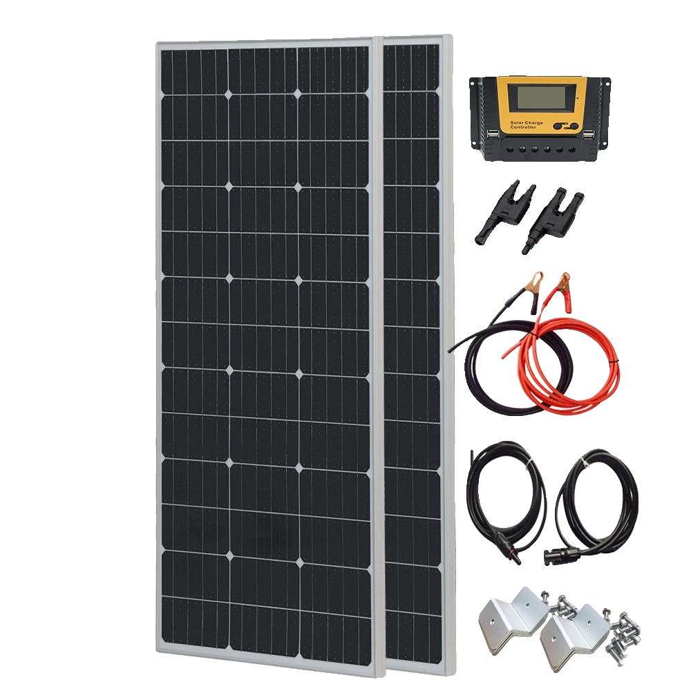 Flexibles, Faltbares Solarpanel, 200 W, Monokristallines Silizium, Kompaktes Design