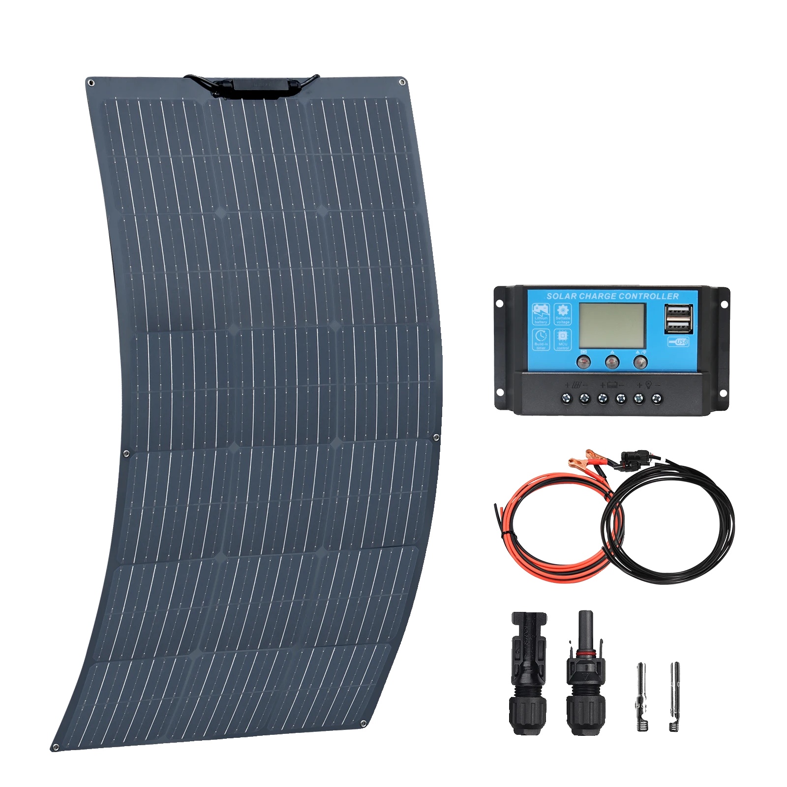 Hocheffizientes, Kompaktes Design, Starres 100-w-solarpanel