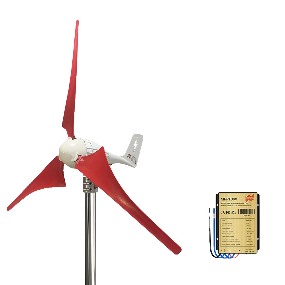 Windkraftanlage, Effiziente Energienutzung, Nachhaltige Bauweise, Kostenloser Mppt-regler, 3000 W, 24 V