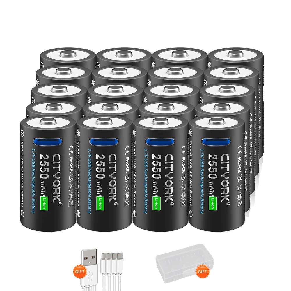 Lithium-ionen-akku, 800 Mah Kapazität, Wiederaufladbar, 24 Stück