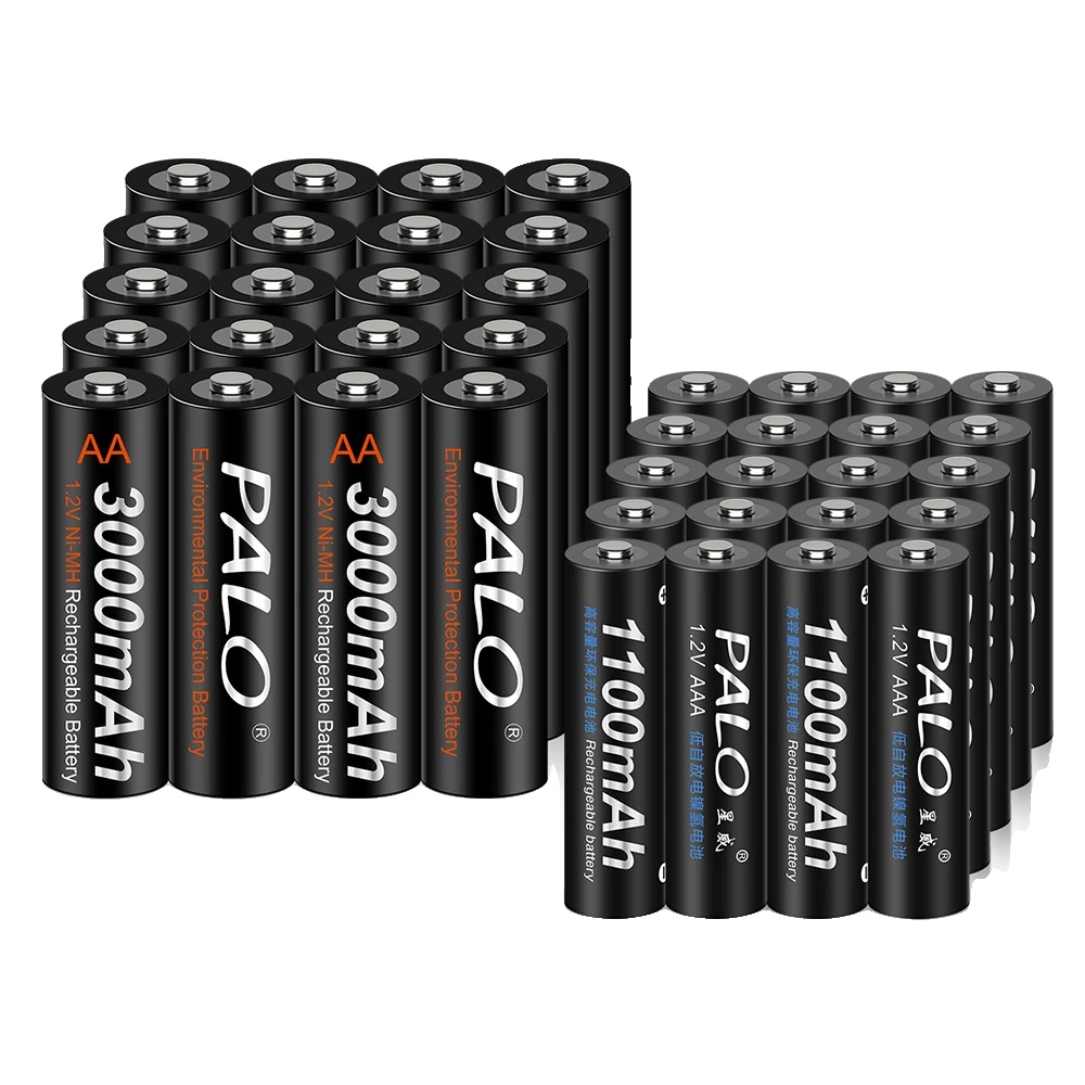 Wiederaufladbarer Lithium-ionen-akku, Größe Aa, 3600 Mwh Kapazität, 16 Aa-batterien Mit Kabel