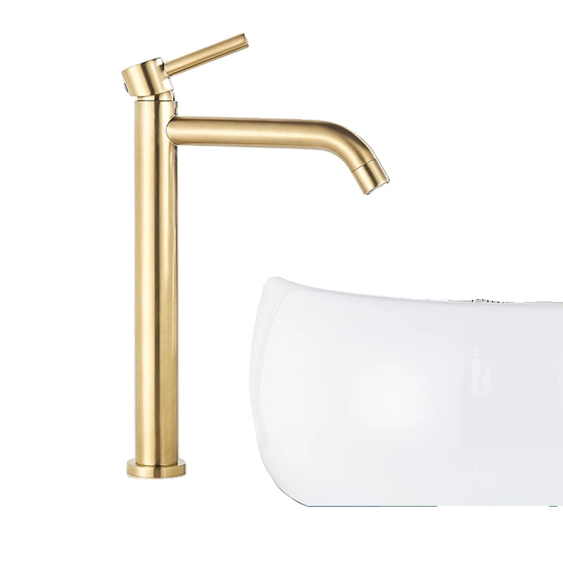 Wandmontierte Bidetarmatur, Effiziente Wasserregulierung, Gebürstetes Gold A