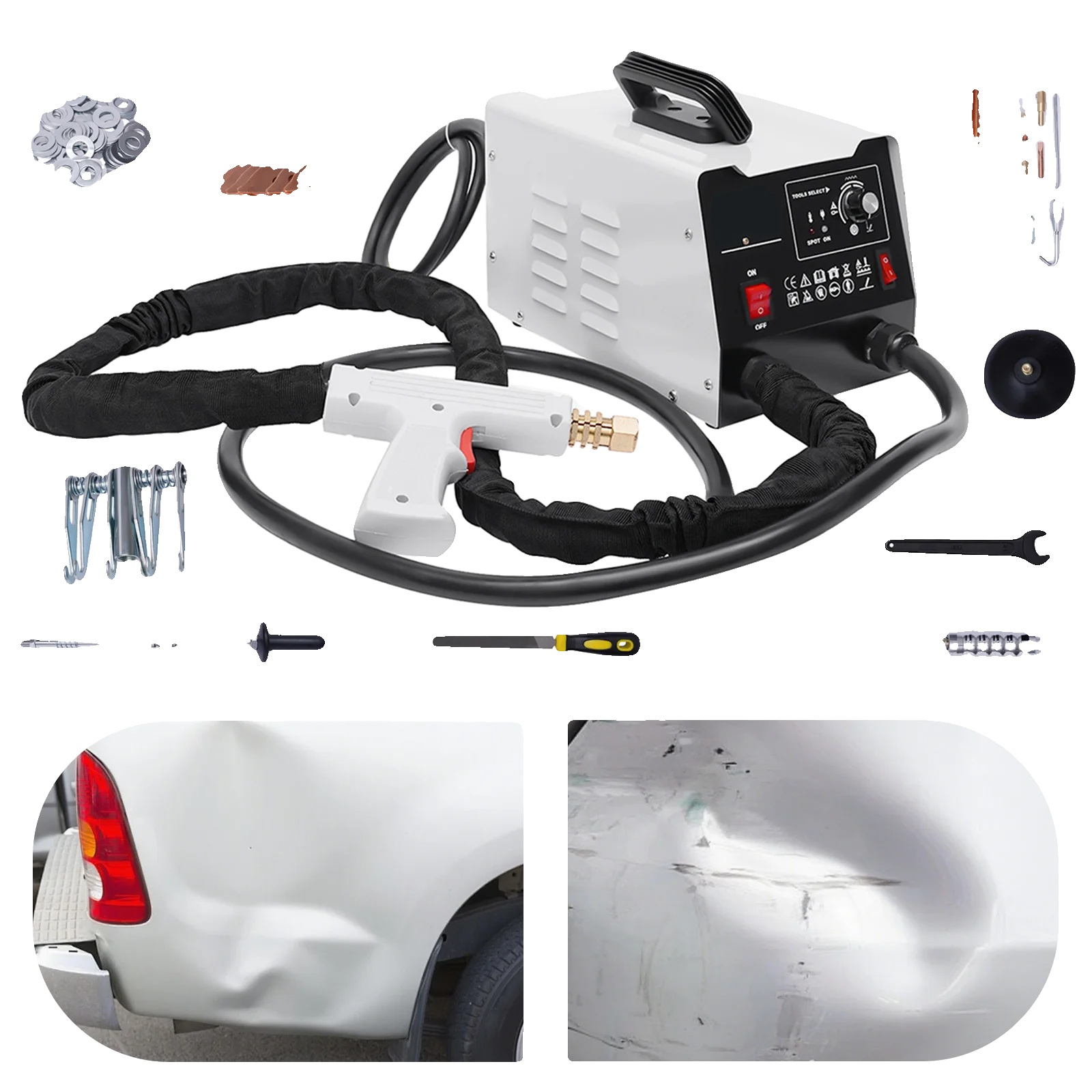 Tpms-sensor, Dualfrequenzbetrieb, Universelle Kompatibilität, 8 Stück Gummisensoren