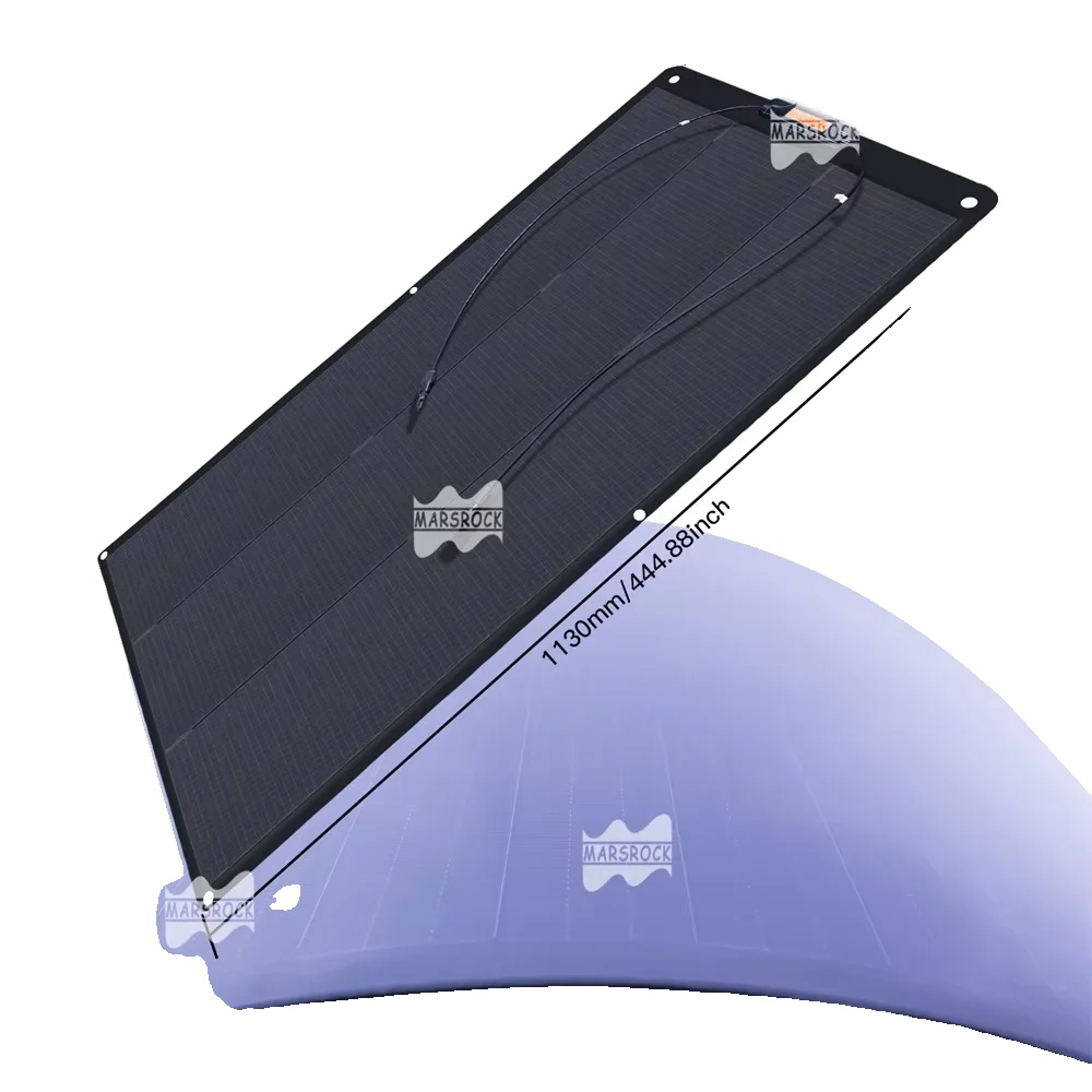 Solarmodul, 100 W, Flexibel, Monokristallin, Neues 400-w-set