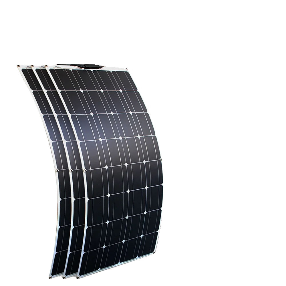 Solarmodul-set, Effizientes Monokristallines Design, Vielseitige Installationsmöglichkeiten, 5 Stück 100 W