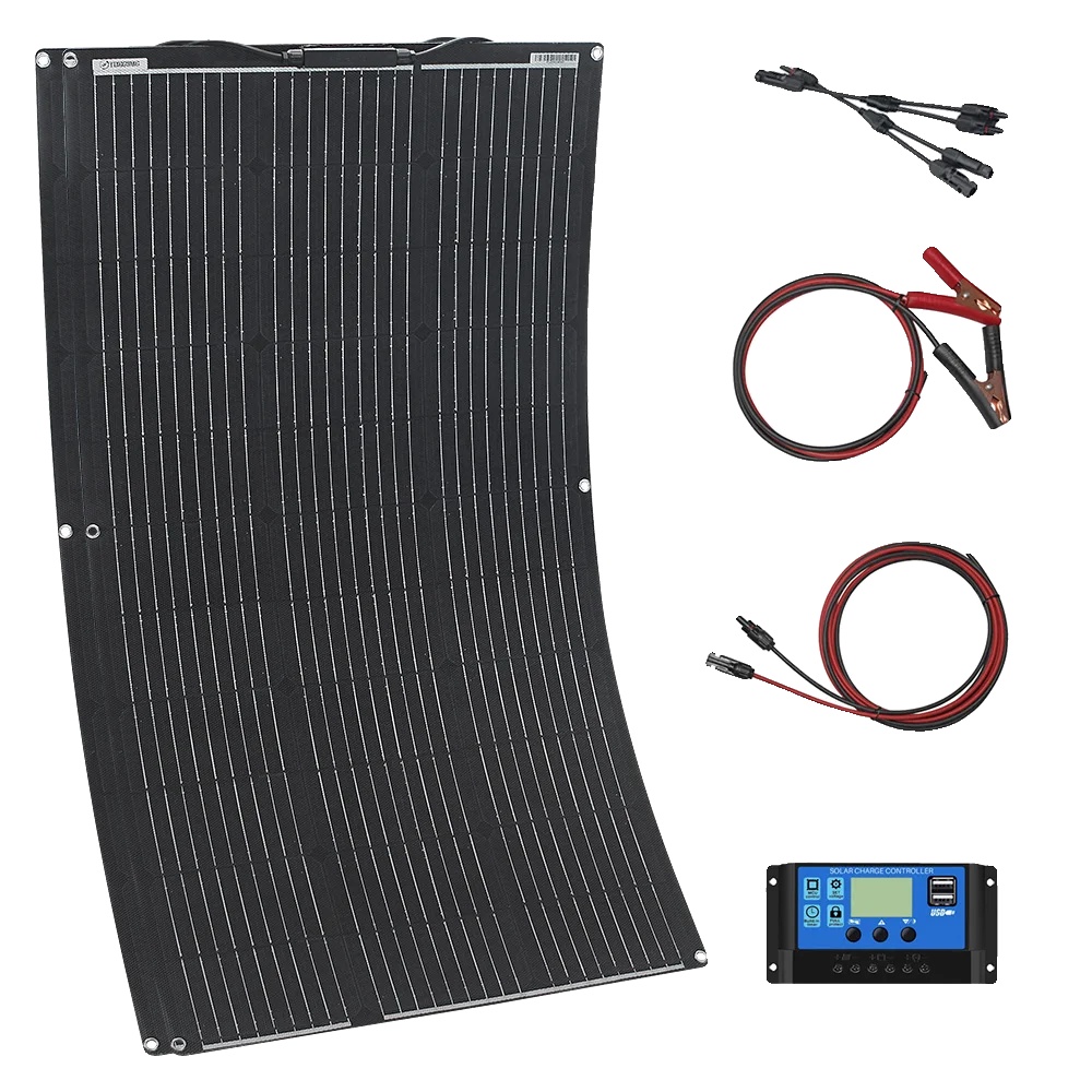 Solarmodul-set, Hocheffizientes Pv-modul, Wasserdichtes Design, 100 W
