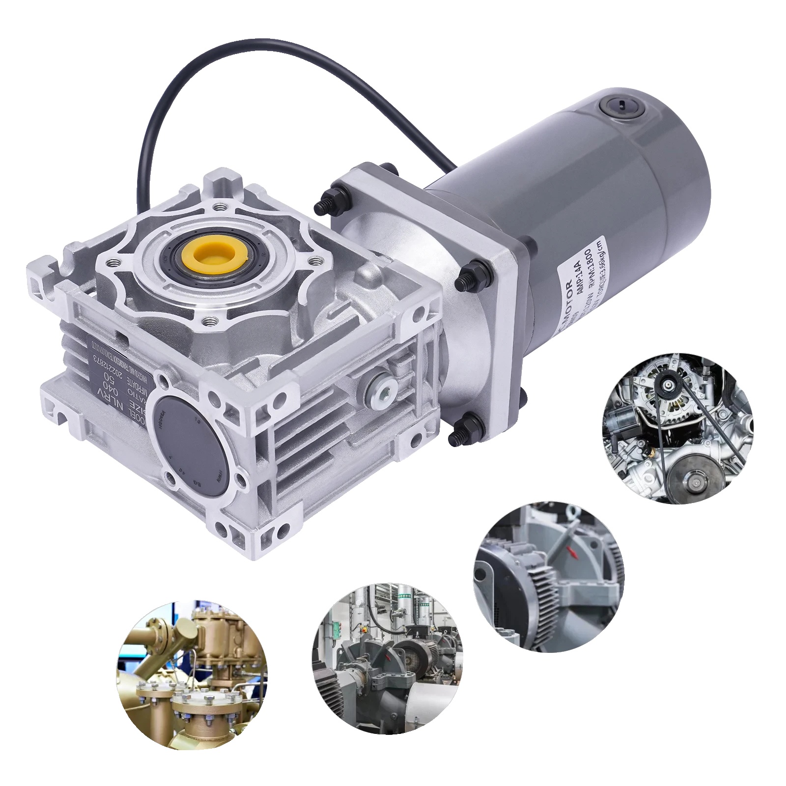 Vibrationsmotor, 220 V, 50 W, Schwarz
